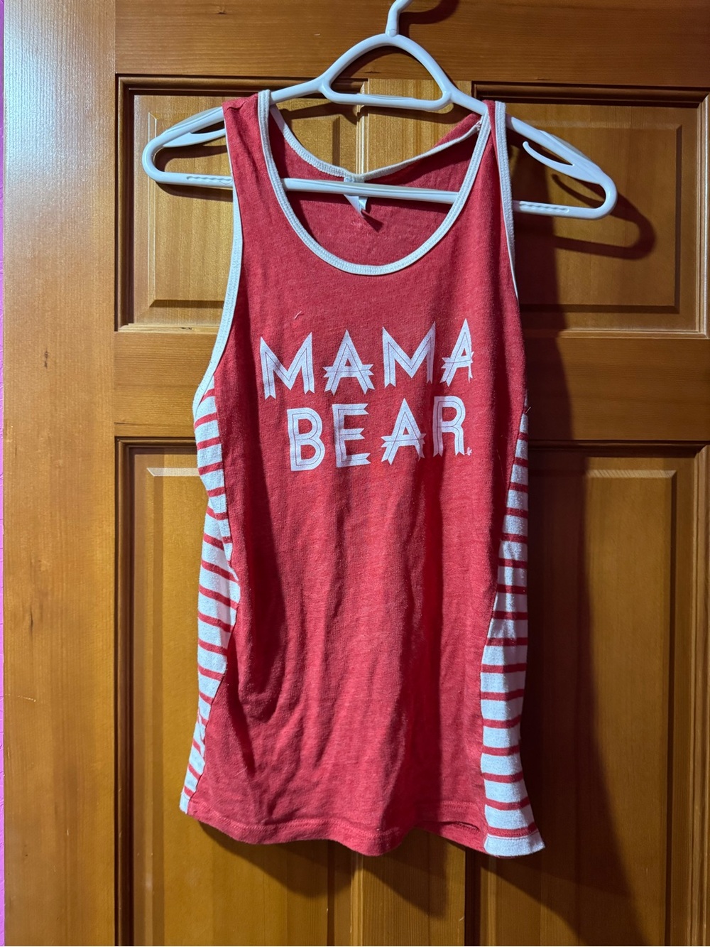 Alternative Red "MAMA BEAR" Tank with White Trim